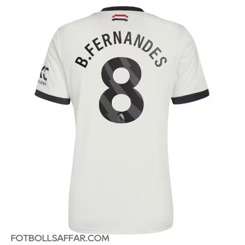 Manchester United Bruno Fernandes #8 Tredjeställ 2024-25 Kortärmad